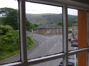 view from our room at The Shepherd's Arms Hotel