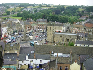 View of town from Castle walls